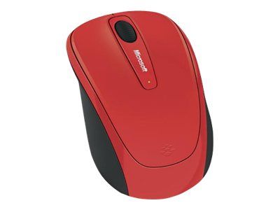MICROSOFT Wireless Mobile Mouse 3500 USB flame red_1