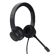 Casti Trust cu fir Ayda USB-ENC, noise cancelling, frecventa raspuns 20 Hz - 20.000 Hz, negru_1