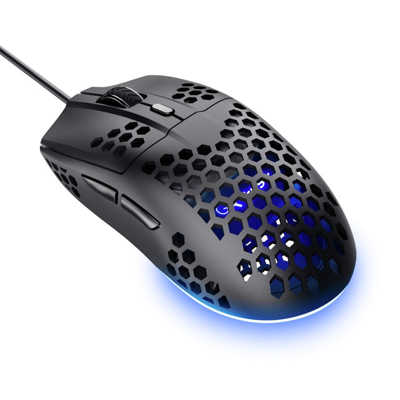 Mouse Trust GXT 928 Helox cu fir, optic, rezolutie meaxima 6400 DPI, alb_2