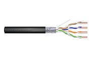 Outdoor Dry Installation Cable DIGITUS cat.5e  U/UTP  Fca  AWG 24/1  PE  500m  black  reel