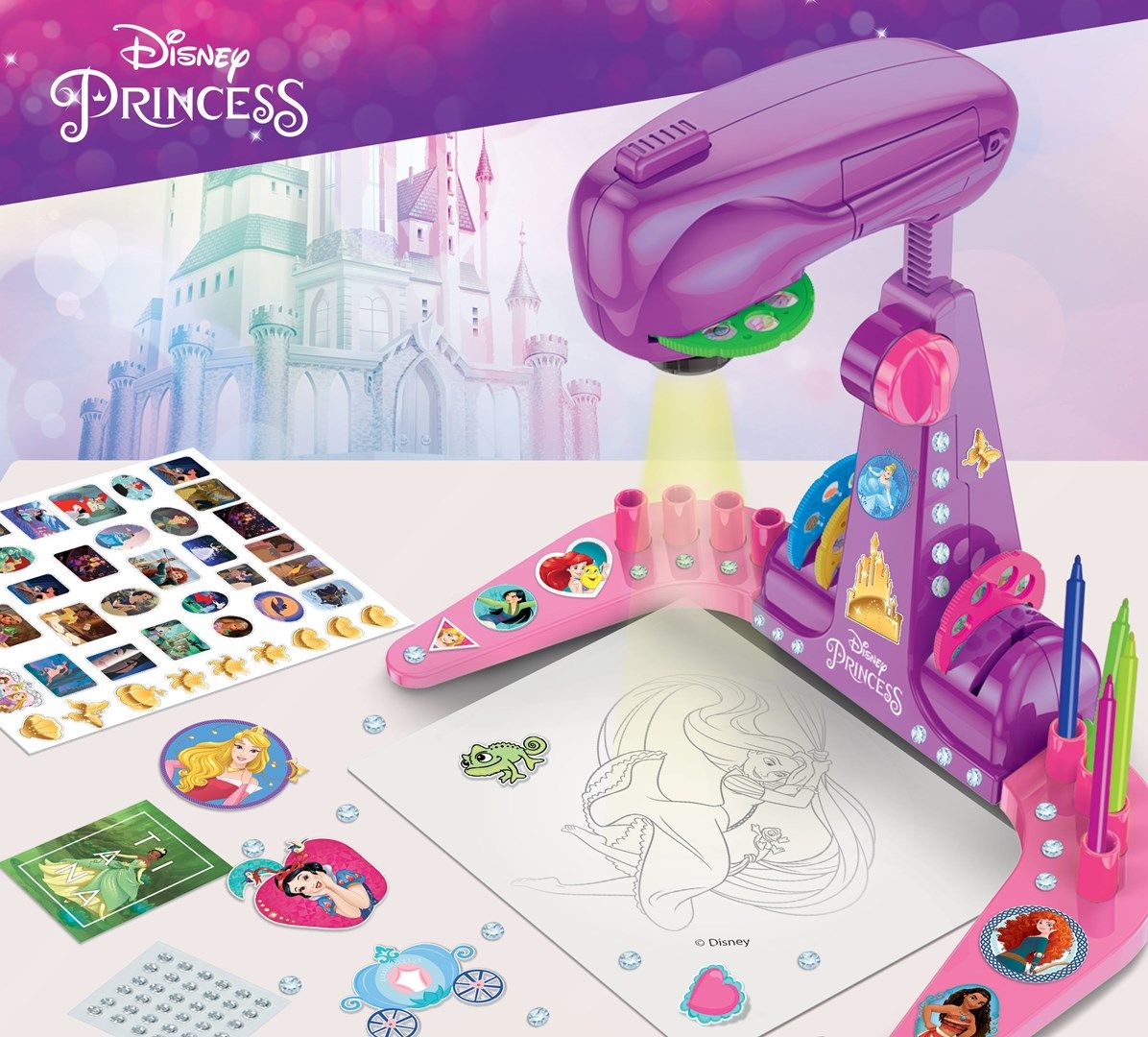 Princess drawing school projector 92925 LISCIANI_5