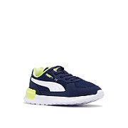 Puma Graviton AC PS Kids' Shoes Navy Blue-Green 381988 14 31_3