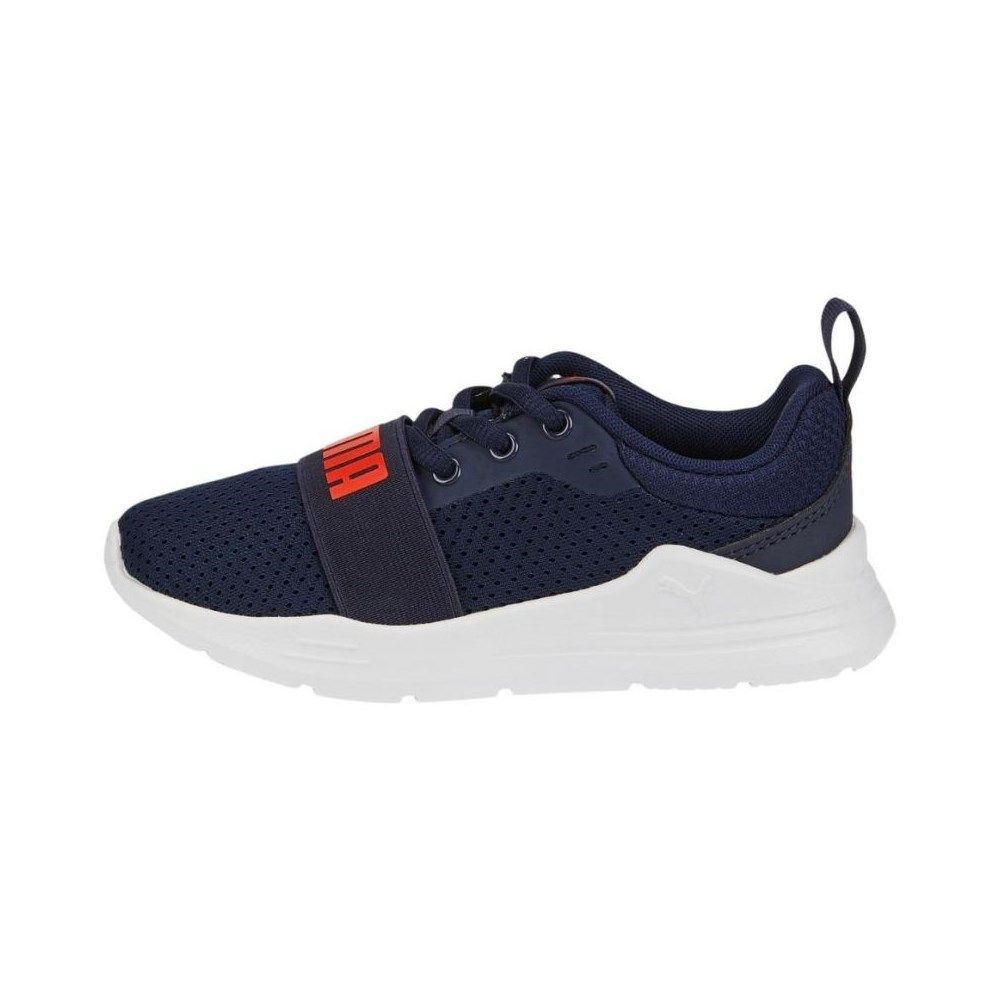 Puma Wired Run PS Kids' Shoes Navy Blue 374216 21 31_2