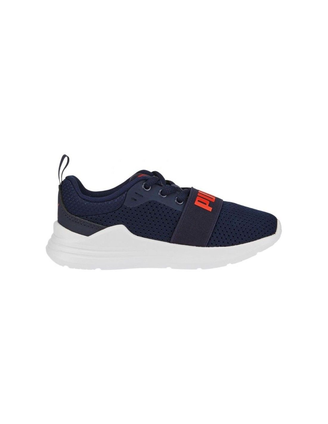 Puma Wired Run PS Kids' Shoes Navy Blue 374216 21 31_4