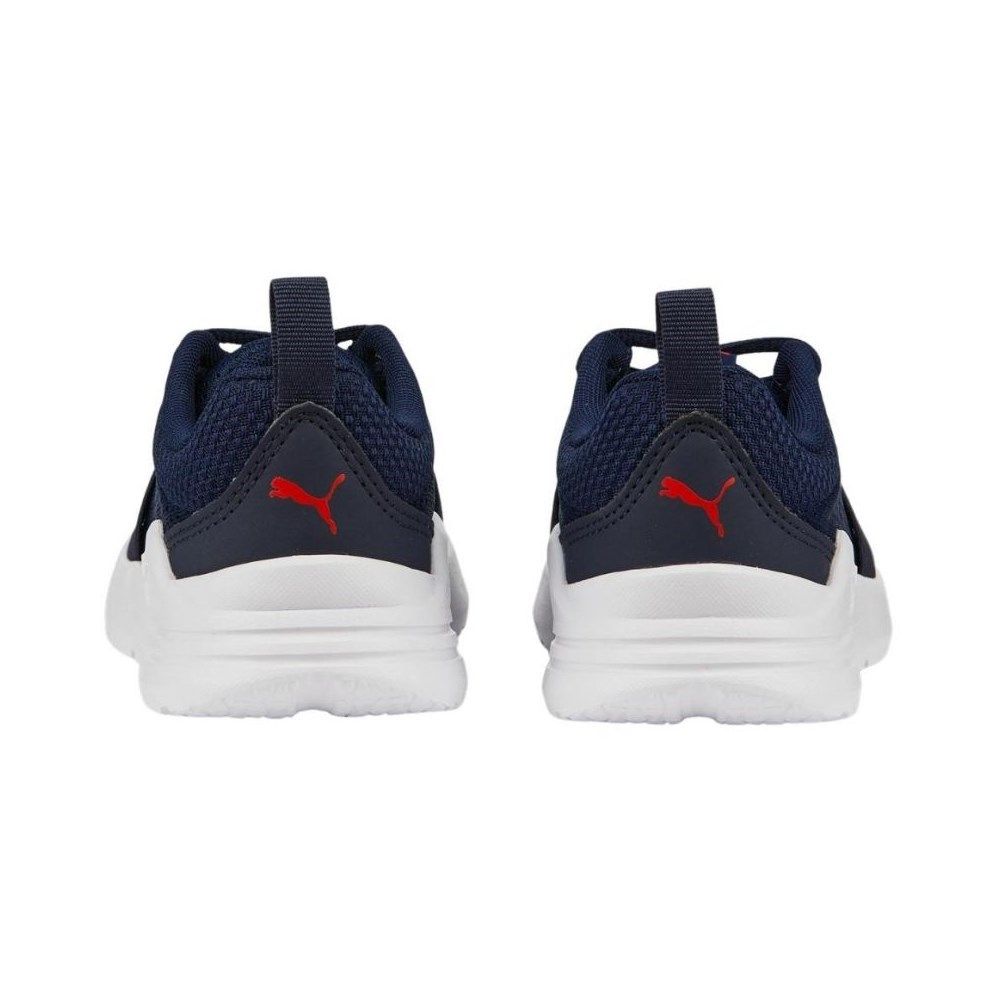 Puma Wired Run PS Kids' Shoes Navy Blue 374216 21 31_5