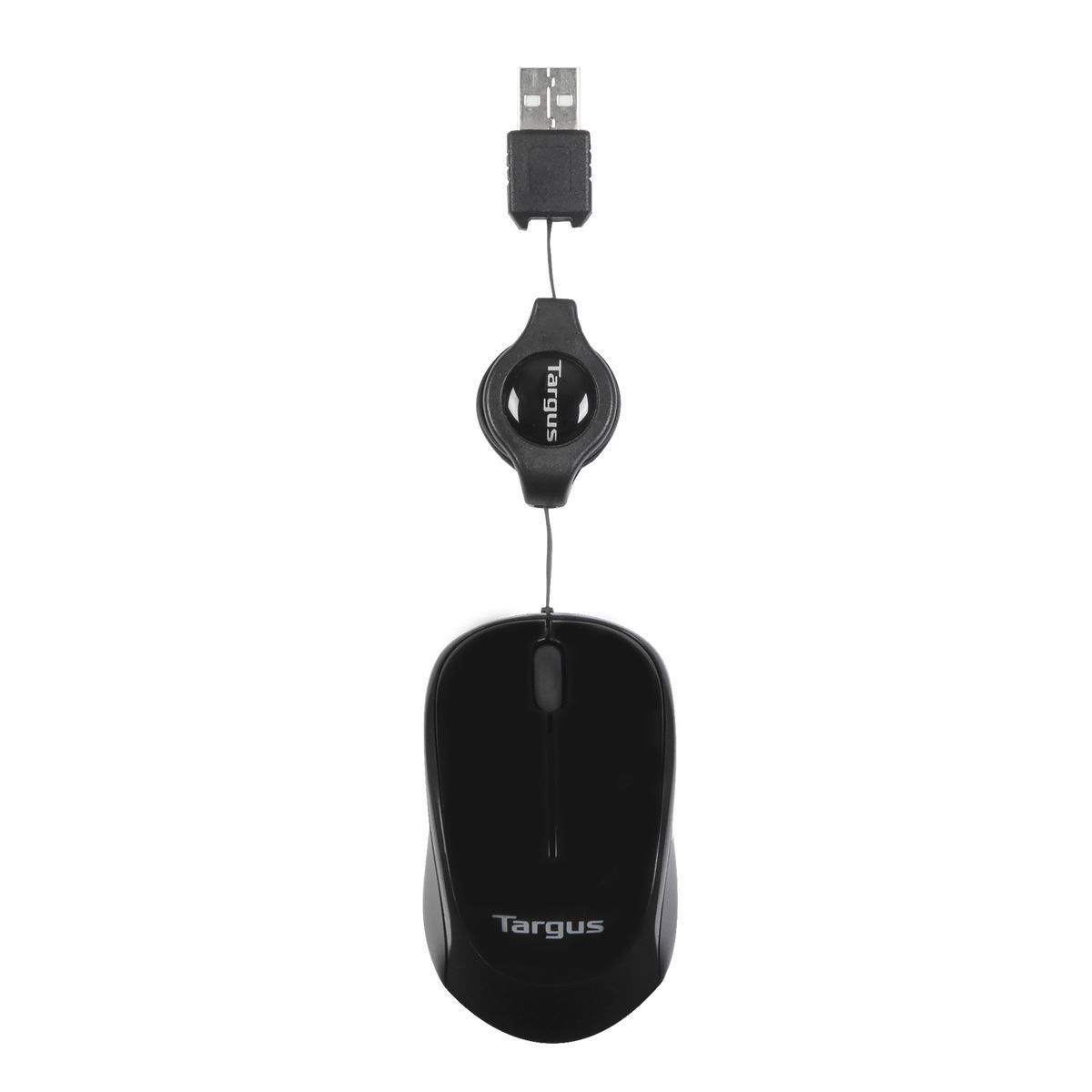 TARGUS MOUSE RETRACTABLEWIRED/BLUETRACE TRAVEL MOUSE BLACK_8