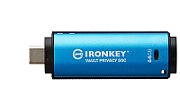 64GB USB-C IRONKEY VAULT P 50C/AES-256 ENCRYPTED FIPS 197_3