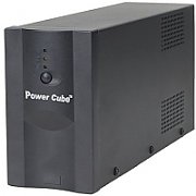 UPS GEMBIRD Line Interactive,   650VA/ 390W, AVR, 2 x socket IEC, indicatie status cu LED, 1 baterie 12V/7Ah, Backup: pana la 8 - 20 min., incarcare: pana la 12h, 