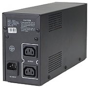 UPS GEMBIRD Line Interactive,   650VA/ 390W, AVR, 2 x socket IEC, indicatie status cu LED, 1 baterie 12V/7Ah, Backup: pana la 8 - 20 min., incarcare: pana la 12h, 