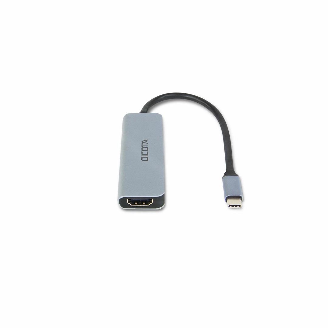 Dicota USB-C 5-in-1 Video Hub 4K PD 100W silver_5