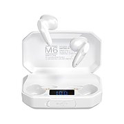 Kruger&Matz M6 Wireless In-Ear Headphones with Power Bank - White_1