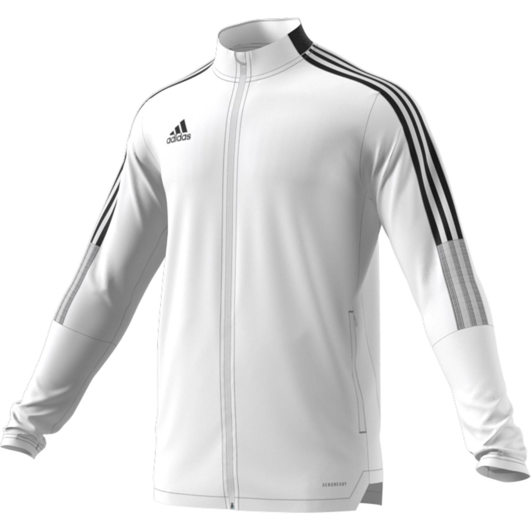 adidas Tiro 21 Track Men's Sweatshirt White GM7309 2XL_3