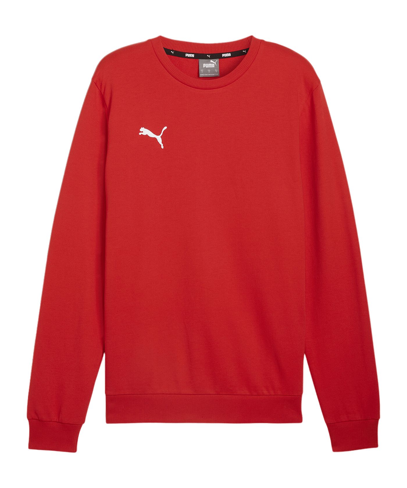 Puma Team Goal Casuals Crew Neck Sweat Red 658592 01 M_3