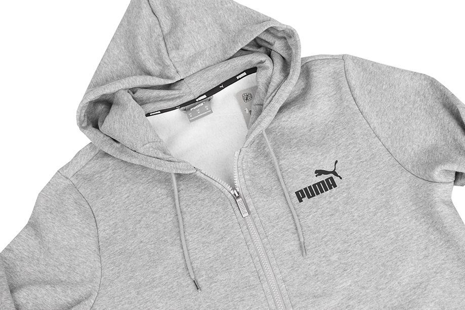 Men's Sweatshirt Puma ESS Small Logo FZ Hoodie FL grey 586702 03_2