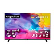 Telewizor Kruger&Matz 55" UHD Google TV  DVB-T2/T/C  H.265  HEVC_1