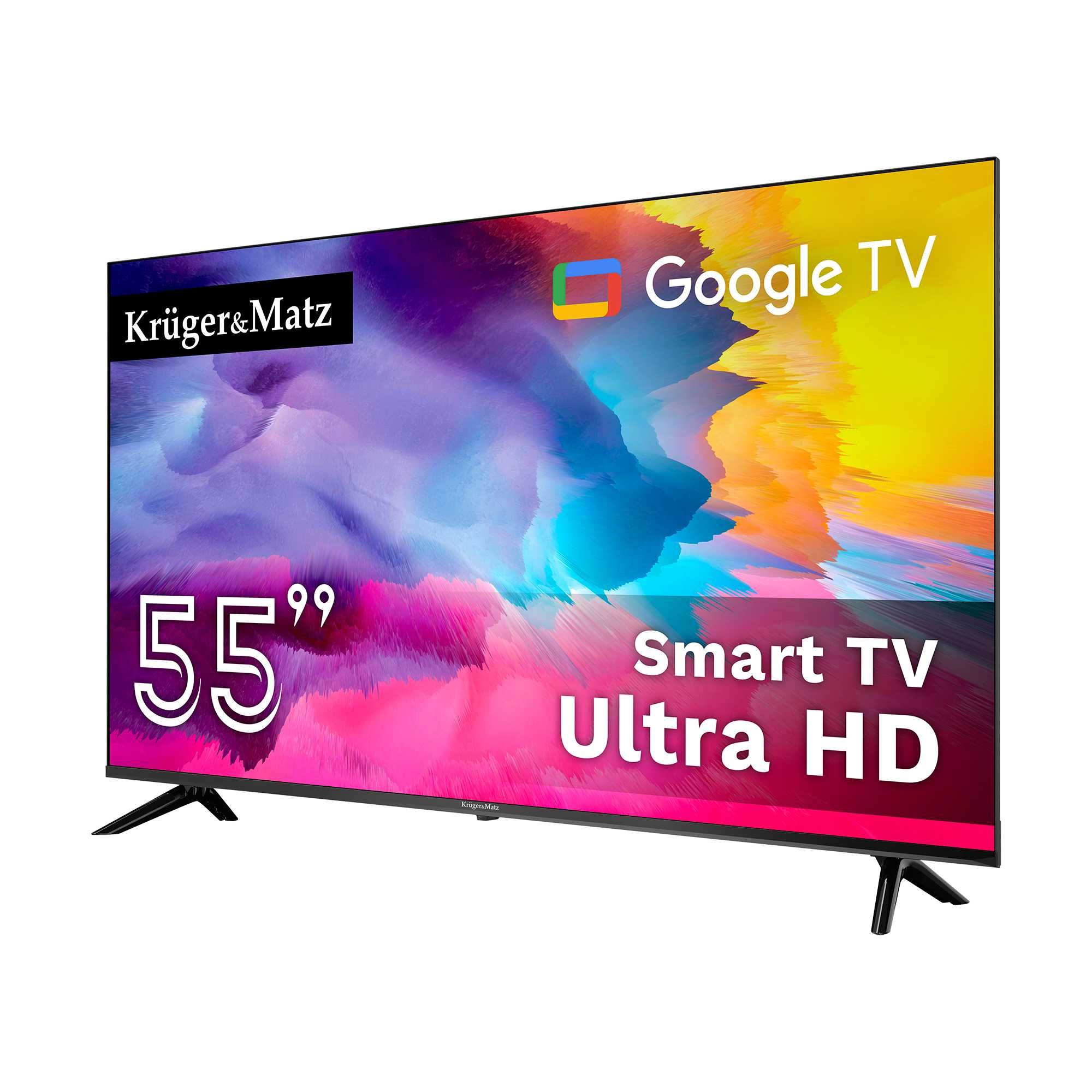 Telewizor Kruger&Matz 55" UHD Google TV  DVB-T2/T/C  H.265  HEVC_2