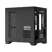 Carcasa 1STPLAYER MV5 TP Cube Tower NEGRU, Tempered Glass, Sloturi Expansiune 4, Drive Bays: 1x3.5