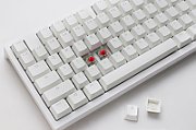 Ducky Zero 6108 Pure White Wireless Gaming Keyboard - MX2A Red (US)_1