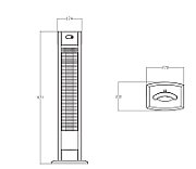 Activejet steel patio heater APH-CS2000_8