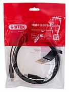 UNITEK HDMI CABLE 2.0 4K60HZ FLAT 2M C11063BK-2M_1