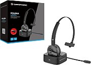 Conceptronic POLONA03BD Bluetooth Mono Headset with Charging Dock, Noise Cancelling Microphone, 146.1 x 168.45 x 52 mm_1