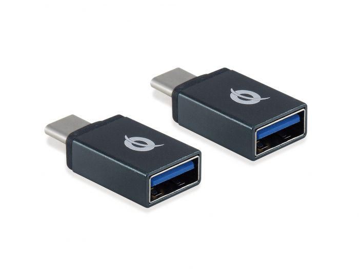 CONCEPTRONIC DONN03G USB-C to USB-A OTG Adapter 2-Pack, 10Gbps, 15 x 7 x 32 mm_3