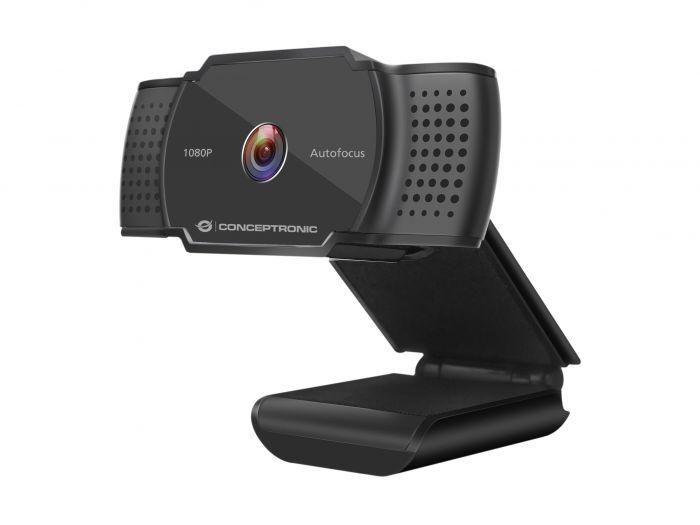 CONCEPTRONIC AMDIS06B 1080P Full HD Autofocus Webcam with Microphone, 2K Interpolated, 80 x 33 x 115 mm_2