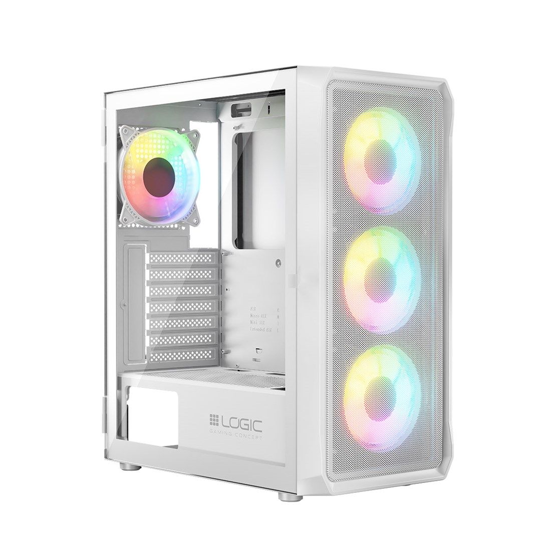 Logic PORTOS ARGB MINIDI USB 3.0 Case White_2