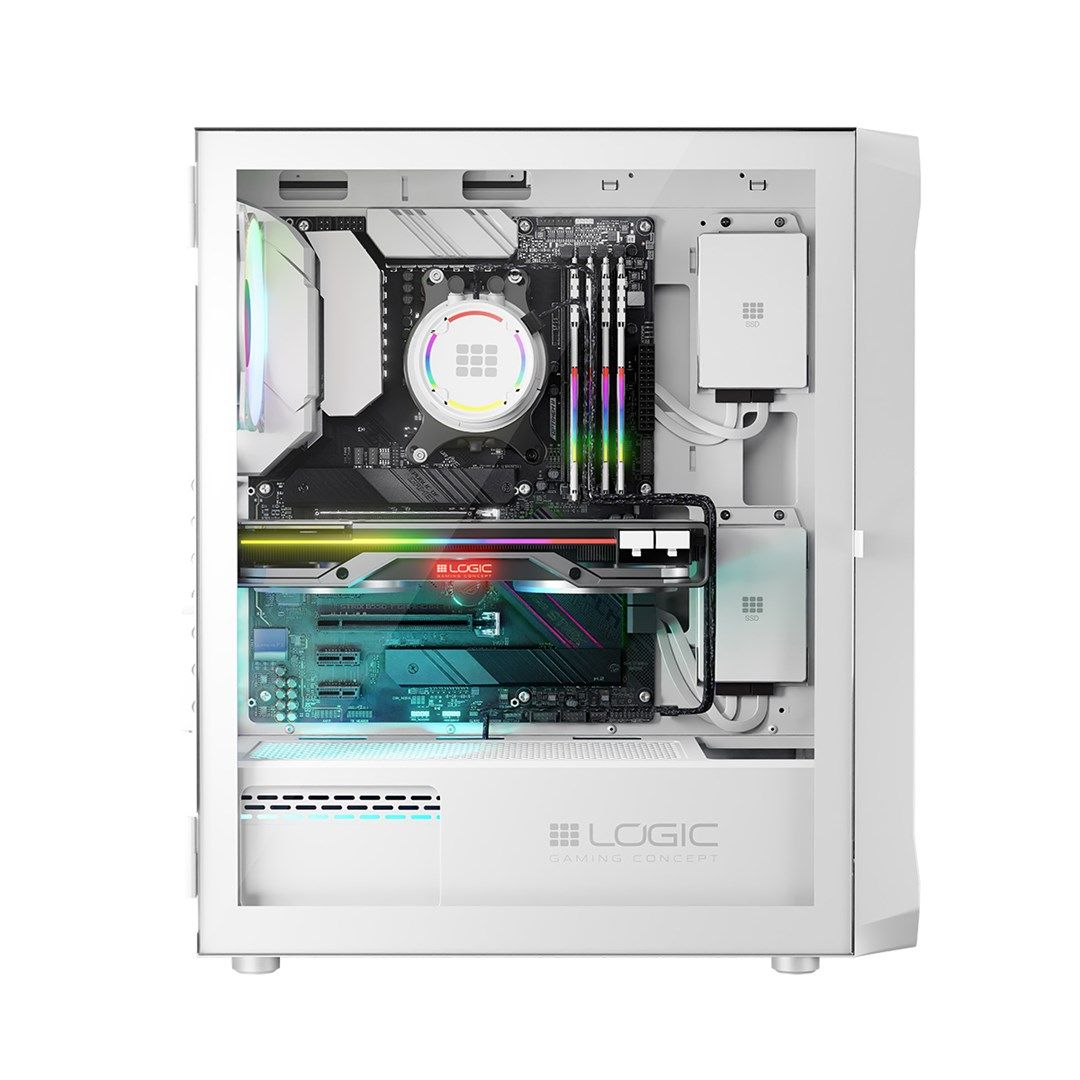 Logic PORTOS ARGB MINIDI USB 3.0 Case White_16