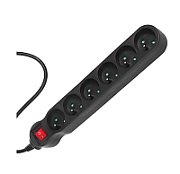 Maclean MCE225 power extension 1.5 m 6 AC outlet(s) Indoor Black_3