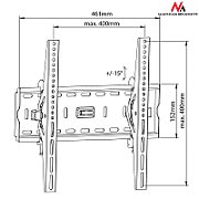 Maclean MC-778 TV mount 139.7 cm (55 ) Black_7