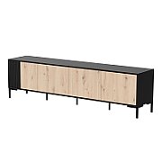 Cama MERCI RTV cabinet 200 x 40 x 54 cm black/oak artisan_1