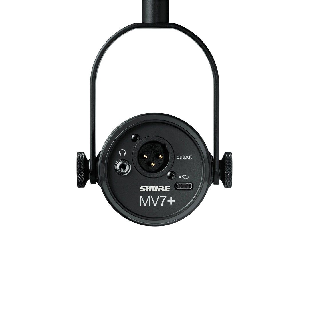 Shure MV7+-K - Lecture/vocal microphone with XLR/USB-C connector  black_2