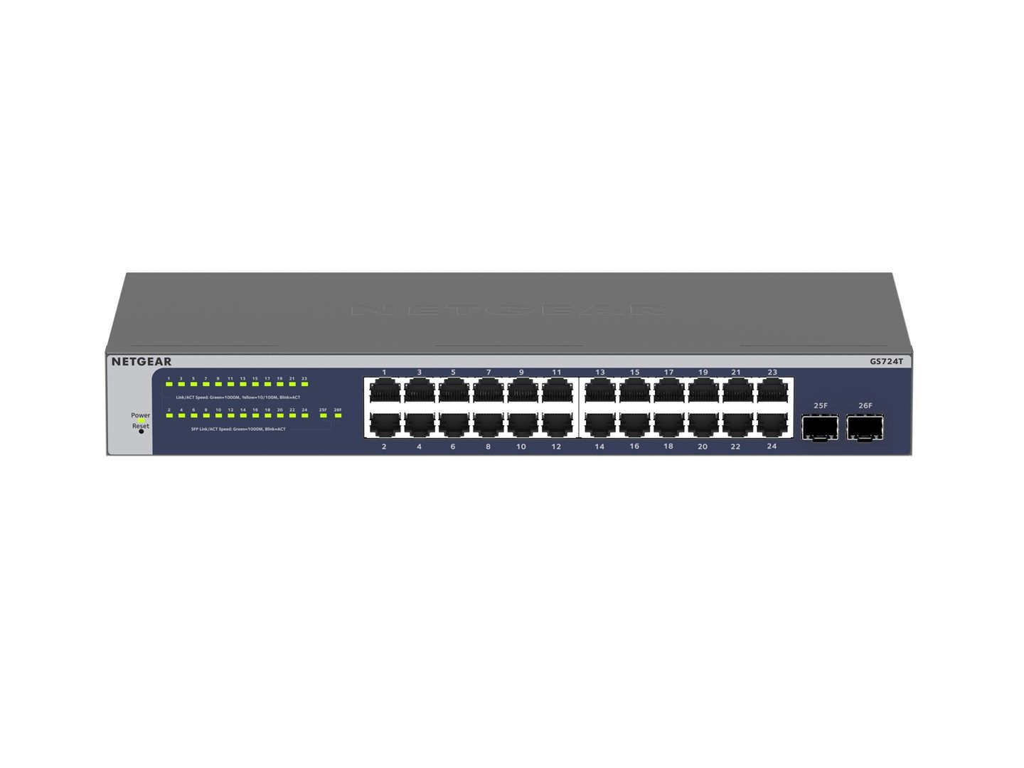 Switch Netgear GS724Tv6 26p  Managed Gigabit_2