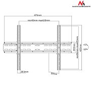 Maclean MC-749 LCD LED Plasma TV Mount Wall Mount Slim Max. Vesa 600x400 (37-70  35kg)_6