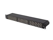 PATCH PANEL 48 PORT 1U 19  CAT.5E FTP SHIELDED BLACK LANBERG_1