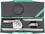 PROTRACTOR OF THE UNIV. MKMB L-150+300MM WITH MAGNIFYING GLASS.