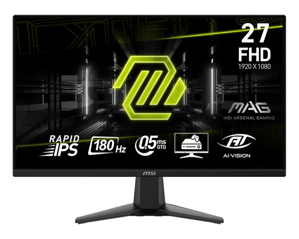 MAG 275F, IPS, 27 inch, Full HD, 1920 x 1080, Displayport, HDMI, 180 Hz, 0.5 ms, Negru