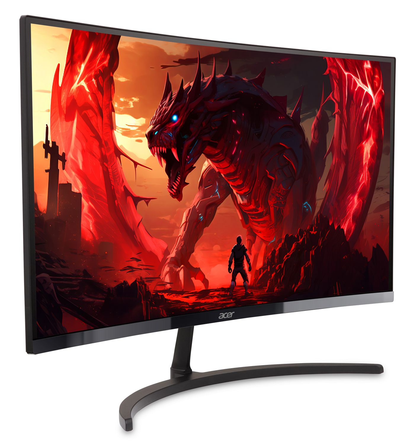 Nitro ED273US3, ZeroFrame, 27 inch, VA, QHD, 2560 x 1440, HDMI, DisplayPort, Curbat 1500R, 180Hz, 5ms, Negru_2