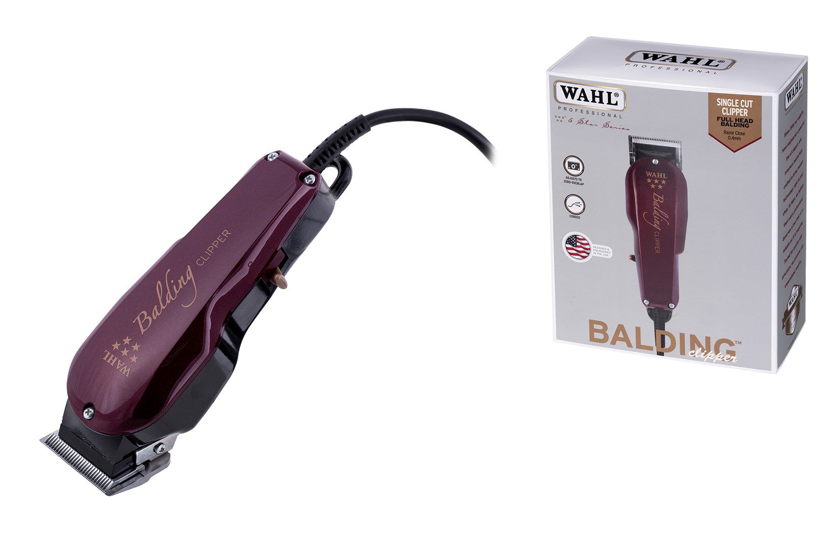 Wahl Balding Clipper Hair clipper Red_3