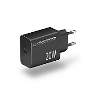 Esperanza EZC104K mains charger 20W Black_2