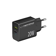 Esperanza EZC105K mains charger 20W Black_2