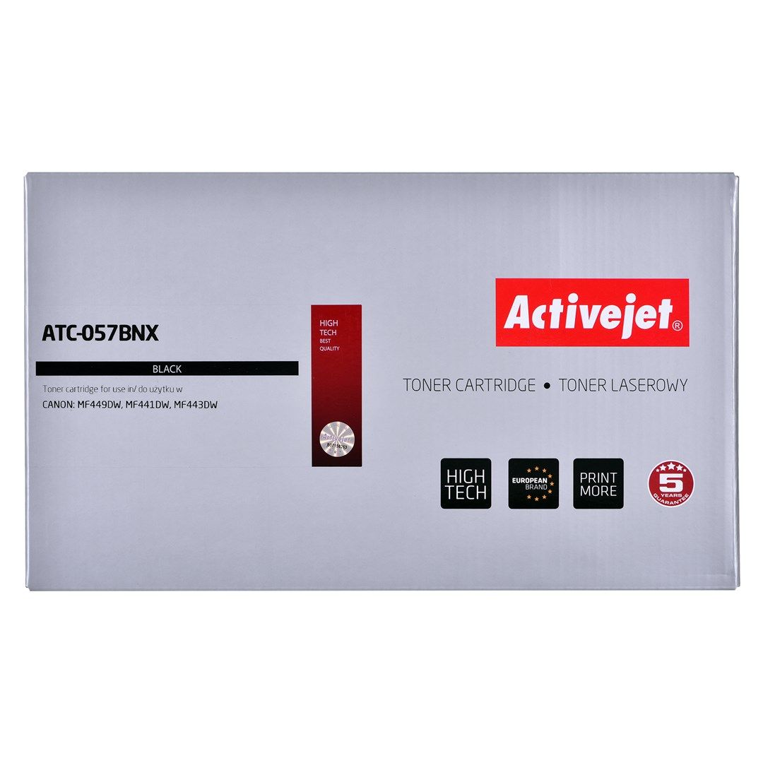 Activejet ATC-057BNX Toner (replacement for Canon CRG-057HBK; Supreme; 10000 pages; black) WITH CHIP_3