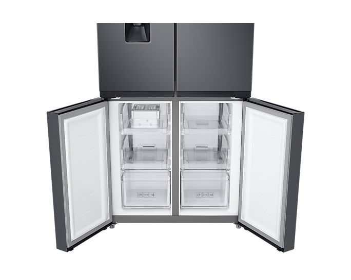 Side by side Samsung RF48A401EB4/EO, 488 l, No Frost, Clasa E, Twin Cooling Plus, Dozator apa, H 179 cm, Dark Inox_7