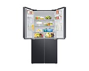 Side by side Samsung RF48A401EB4/EO, 488 l, No Frost, Clasa E, Twin Cooling Plus, Dozator apa, H 179 cm, Dark Inox_9