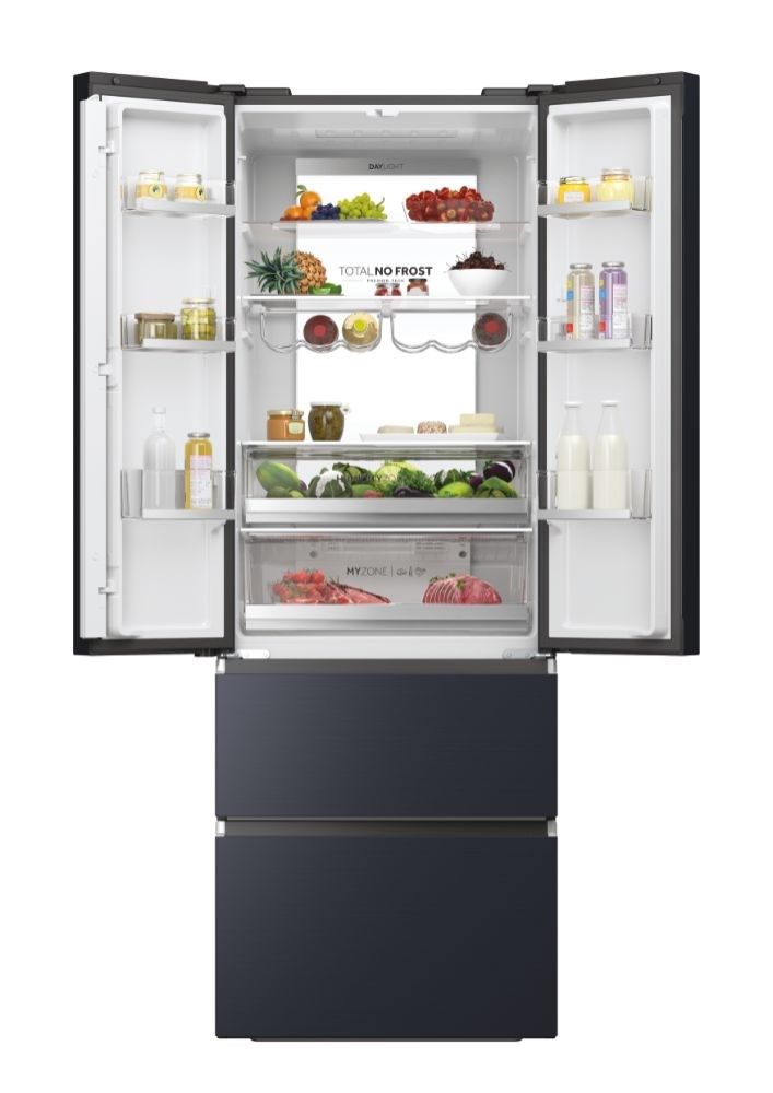 Haier Side by side Refrigerator HFW7720ENMB (477L; black)_3