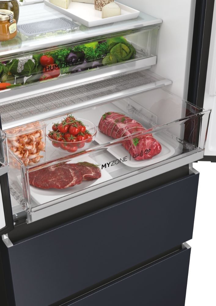 Haier Side by side Refrigerator HFW7720ENMB (477L; black)_9