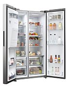 Haier Side by side Refrigerator HSW59F18EIMM (601L; inox)_6