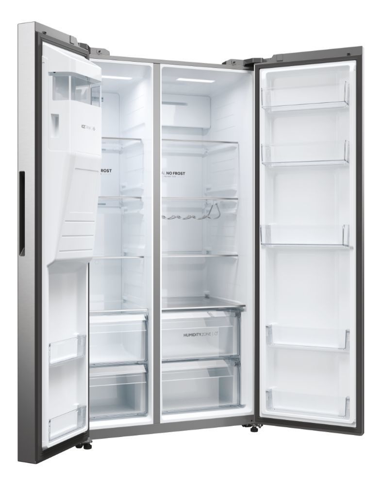 Haier Side by side Refrigerator HSW59F18EIMM (601L; inox)_7