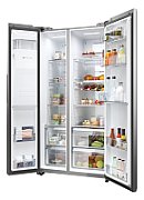 Haier Side by side Refrigerator HSW59F18EIMM (601L; inox)_8